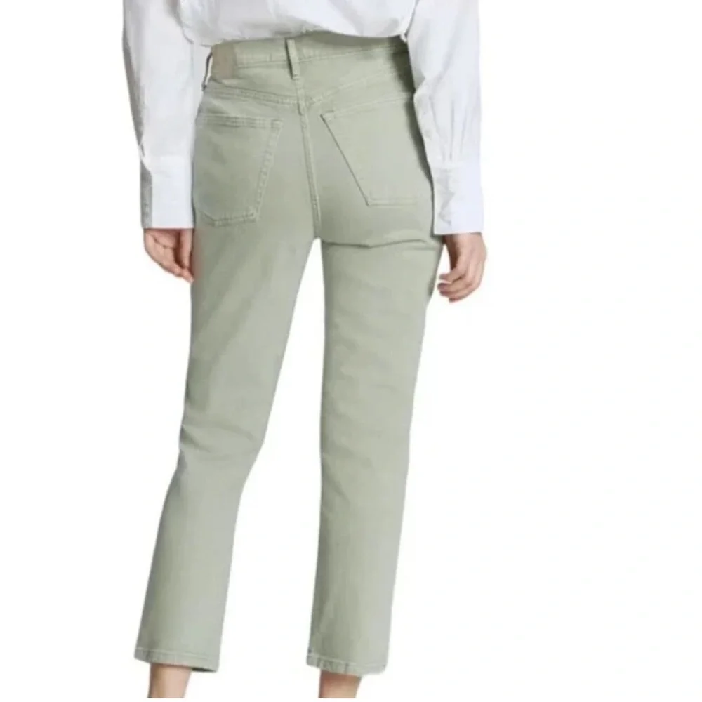 Everlane The Original Cheeky Crop Jeans Organic Cotton in Sage Green Size‎ 28